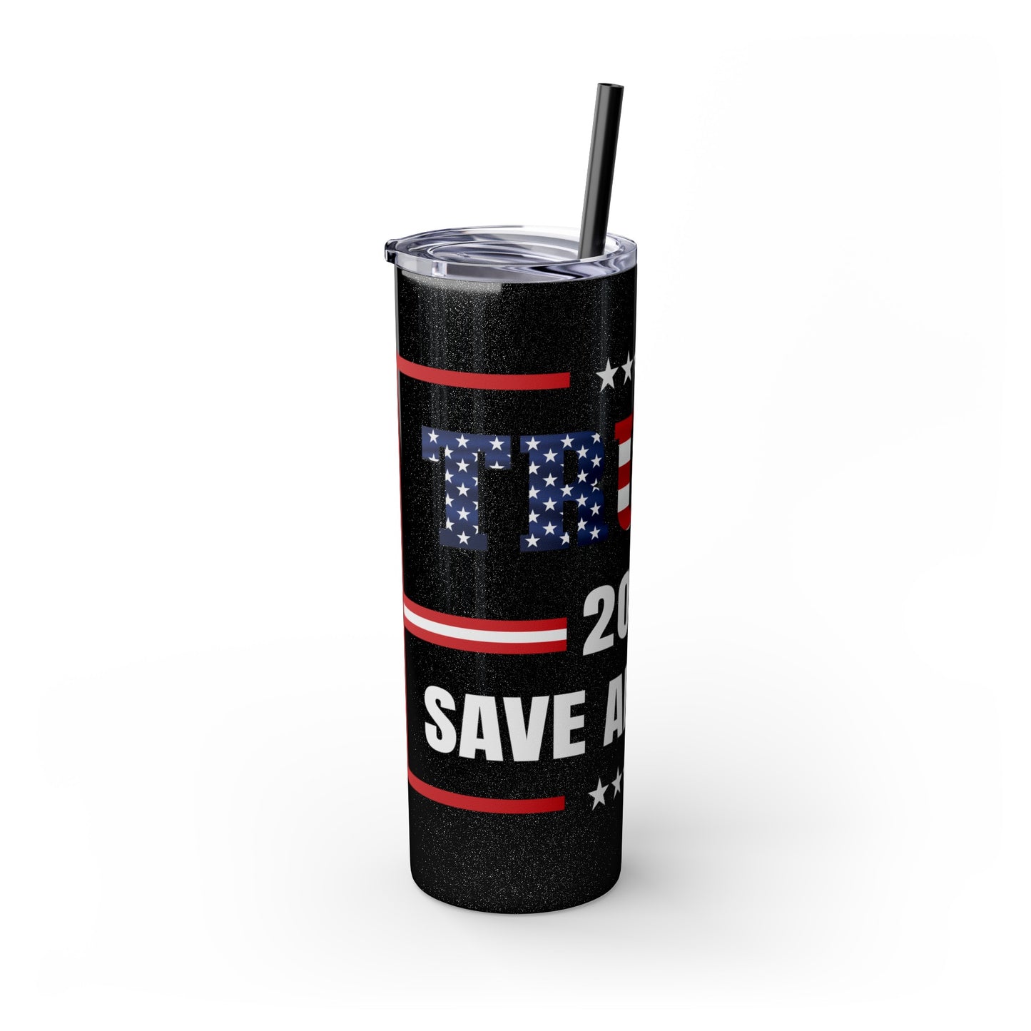 Trump 2024 Skinny Tumbler with Straw, 20oz